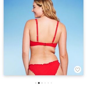 RED BIKINI TOP